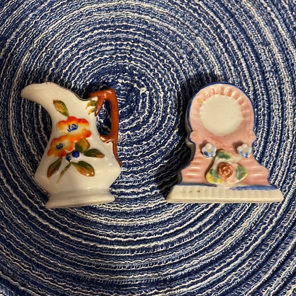Vintage Made in Occupied Japan Set of 2 Decorative Collectables - Picture 2 of 11
